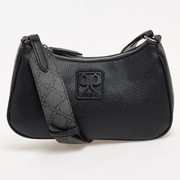 Nine West Black Cindi Top Zip Crossbody Bag - Picture 9 of 11